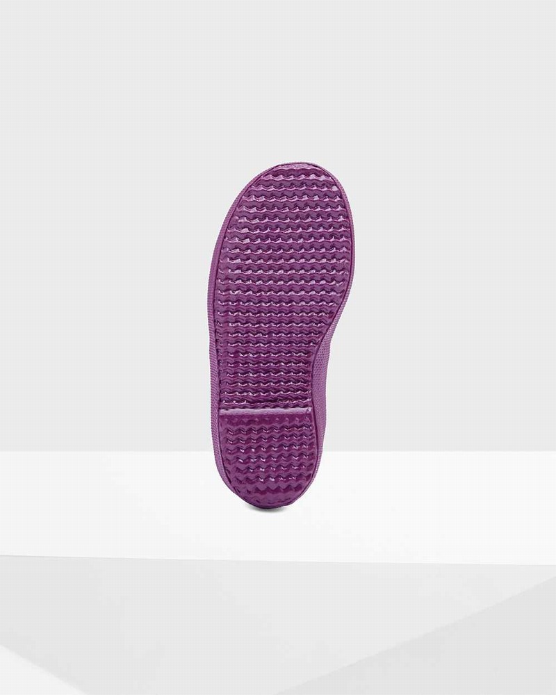 Hunter Original First Classic Kids' Rain Boots Purple | 968688057