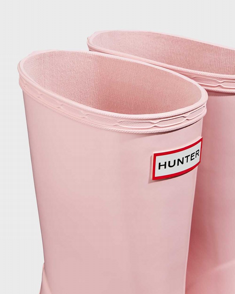Hunter Original First Classic Kids' Rain Boots Pink | 809794596