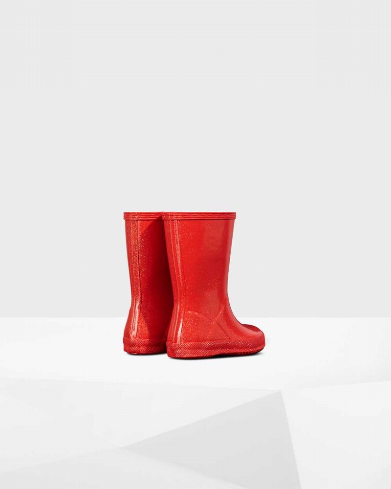 Hunter Original First Classic Starcloud Kids' Rain Boots Red | 649055601