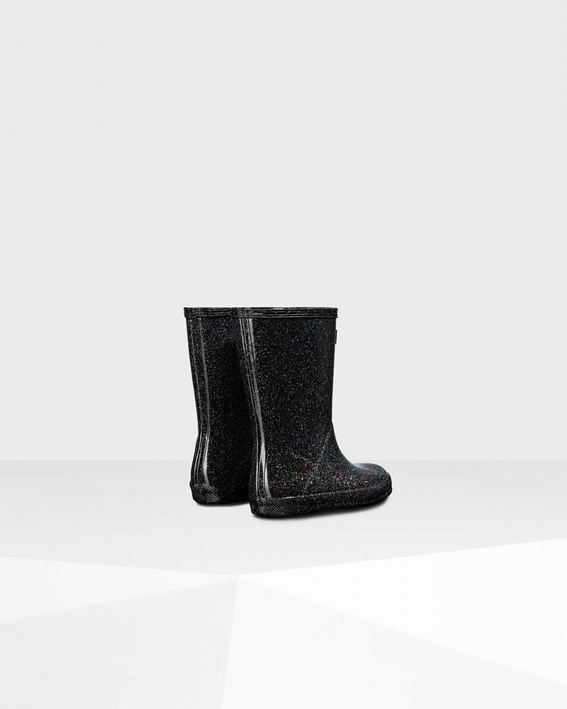 Hunter Original First Classic Starcloud Kids' Rain Boots Black | 720436527