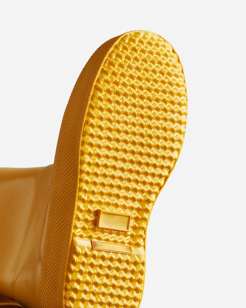 Hunter Original Gloss Kids' Wellington Boots Yellow | 347433355