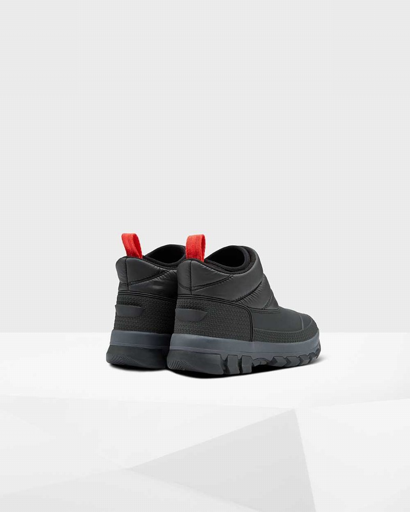 Hunter Original Insulated Ankle Women Snow Boots Black | 622728543