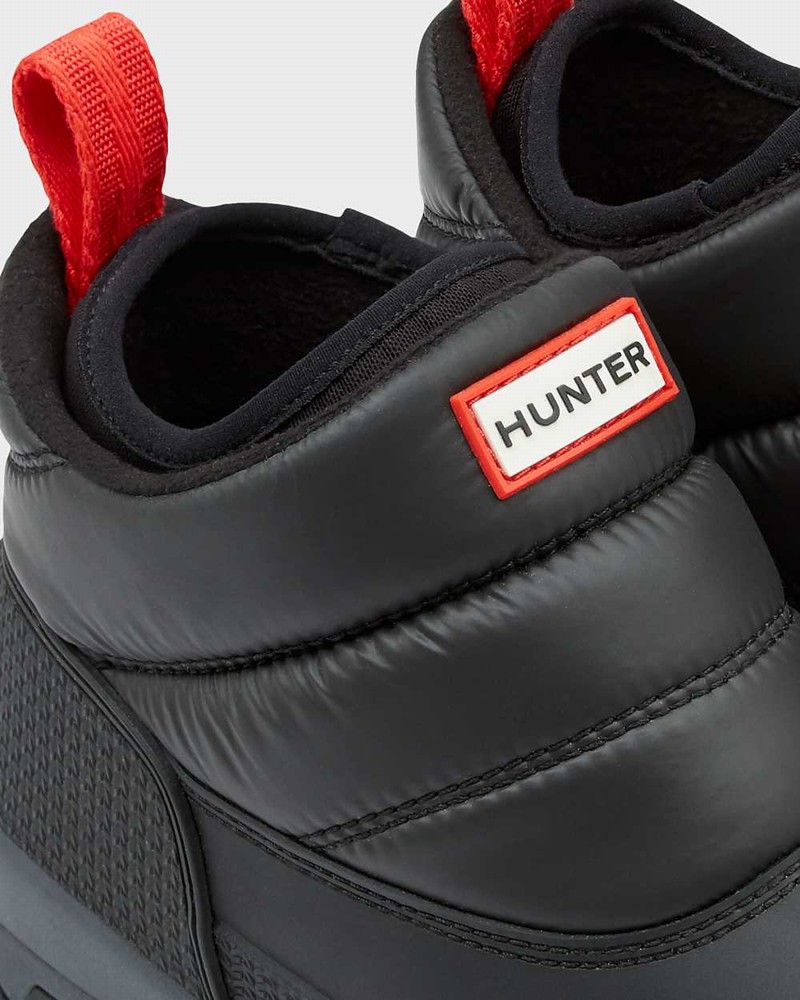 Hunter Original Insulated Ankle Women Snow Boots Black | 622728543