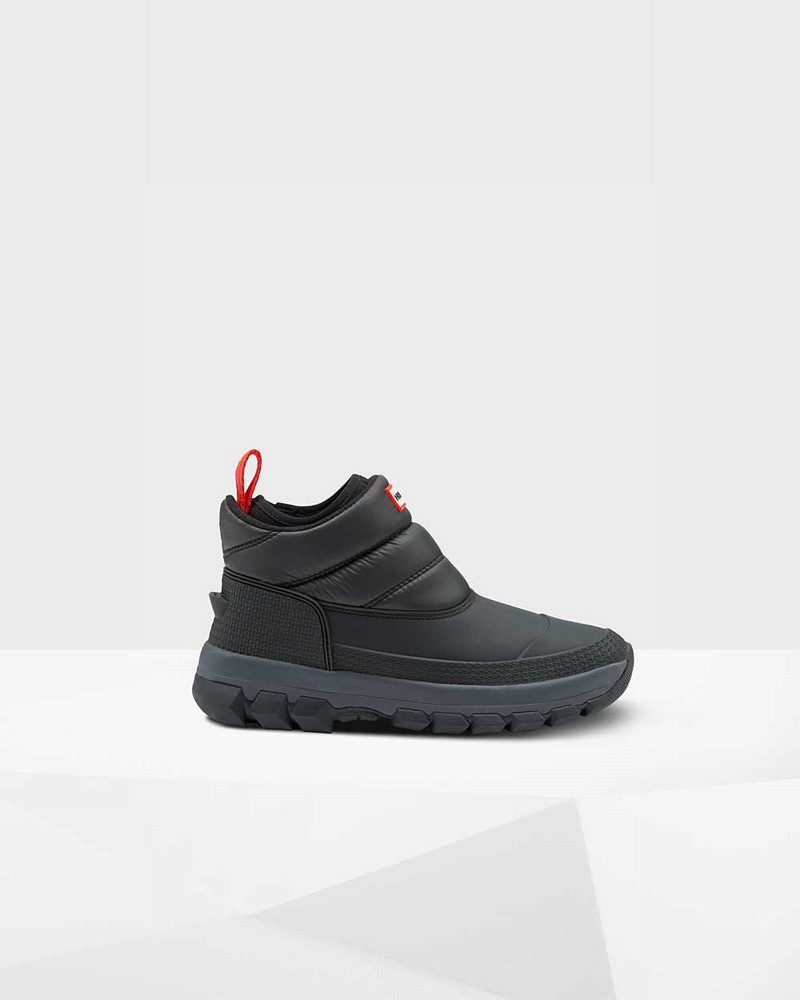 Hunter Original Insulated Ankle Women Snow Boots Black | 622728543