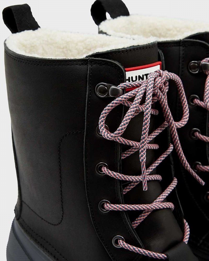 Hunter Original Insulated Pac Men Winter Boots Black | 630199553