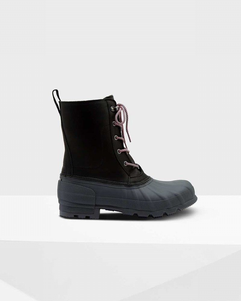 Hunter Original Insulated Pac Men Winter Boots Black | 630199553