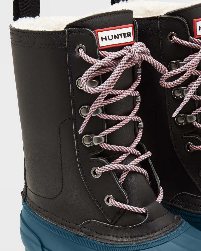 Hunter Original Insulated Pac Women Winter Boots Black | 949250065