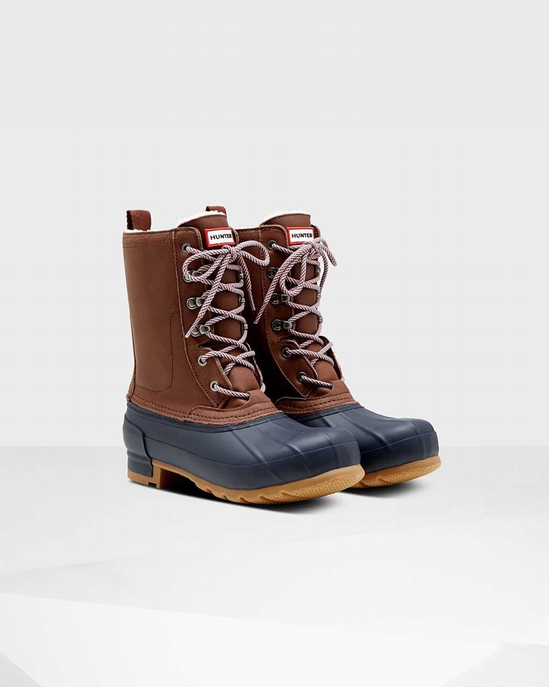 Hunter Original Insulated Pac Women Winter Boots Brown | 546627429