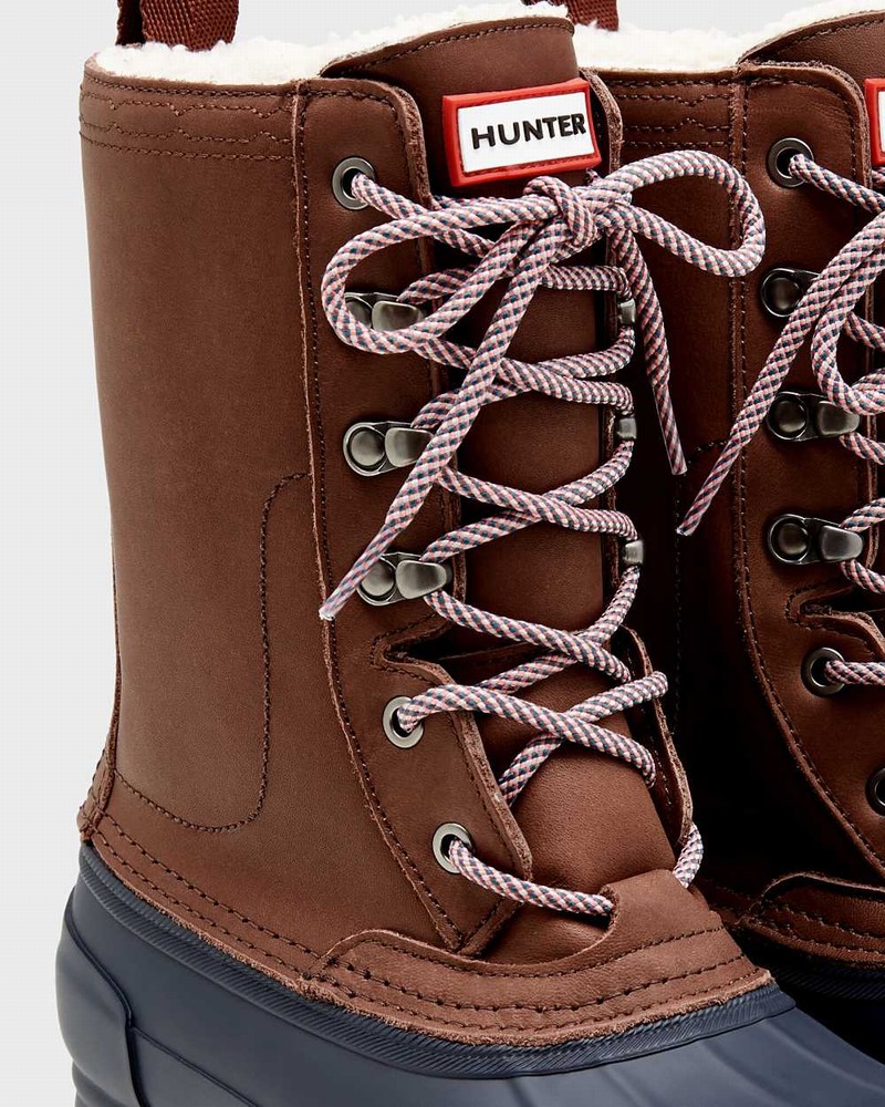 Hunter Original Insulated Pac Women Winter Boots Brown | 546627429