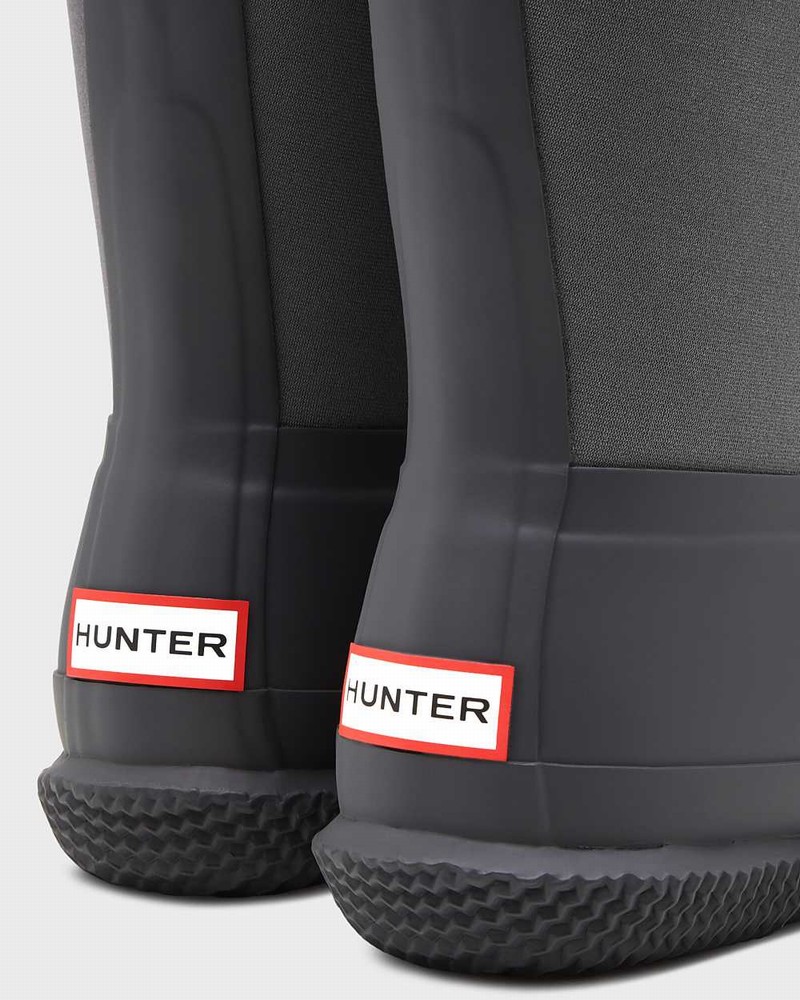 Hunter Original Insulated Roll Top Sherpa Women Winter Boots Black | 928306102