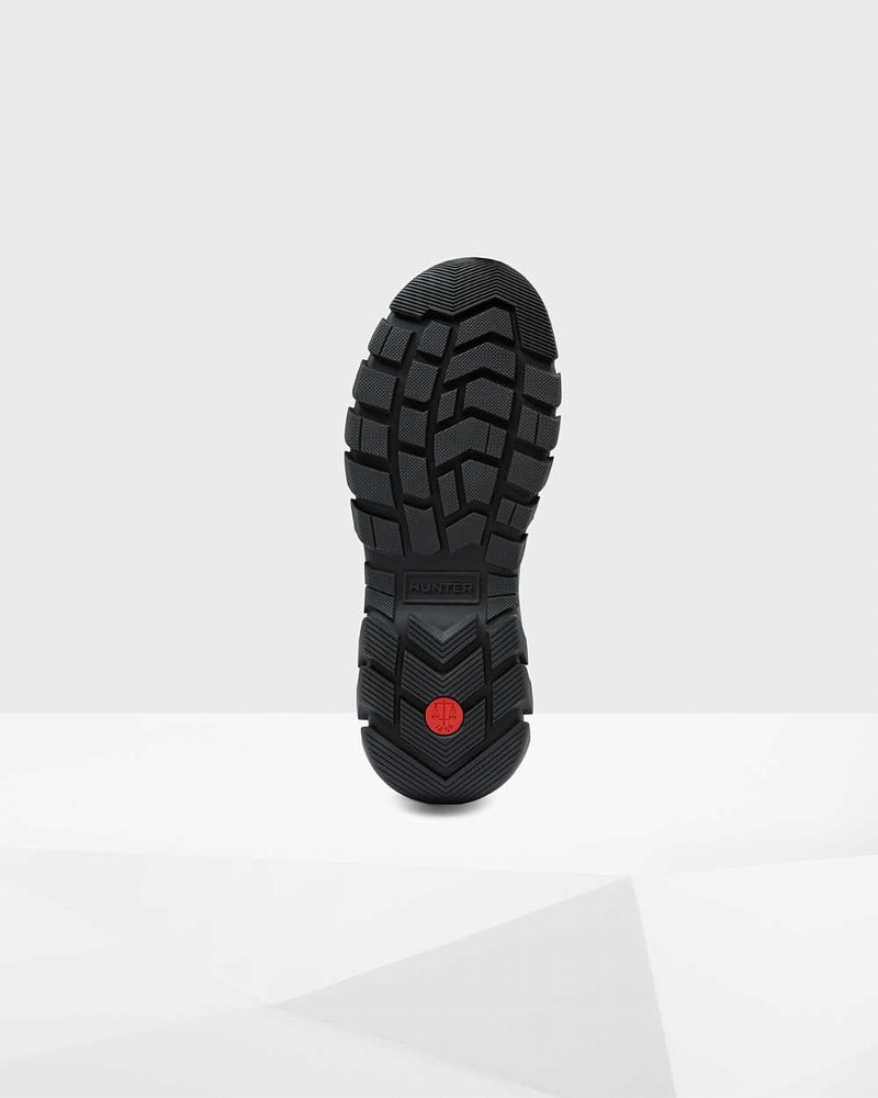 Hunter Original Insulated Short Men Snow Boots Black | 336488290