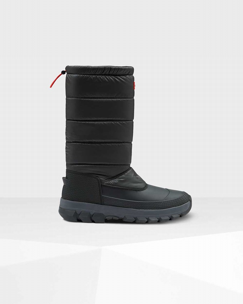 Hunter Original Insulated Tall Men Snow Boots Black | 265279269