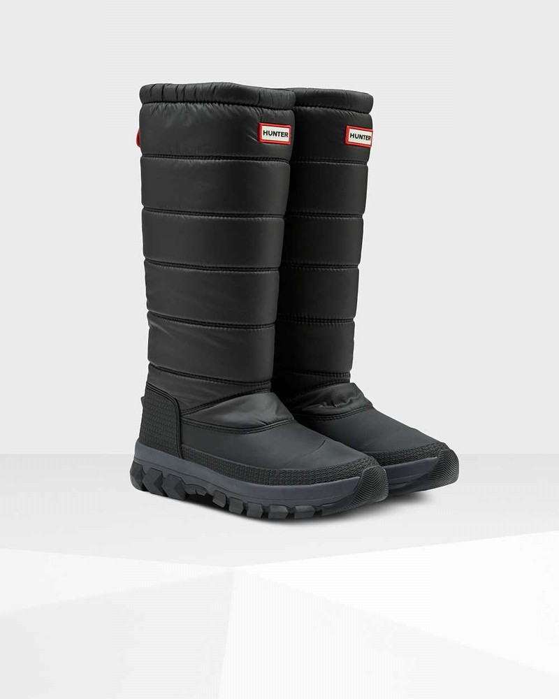 Hunter Original Insulated Tall Women Snow Boots Black | 547729437