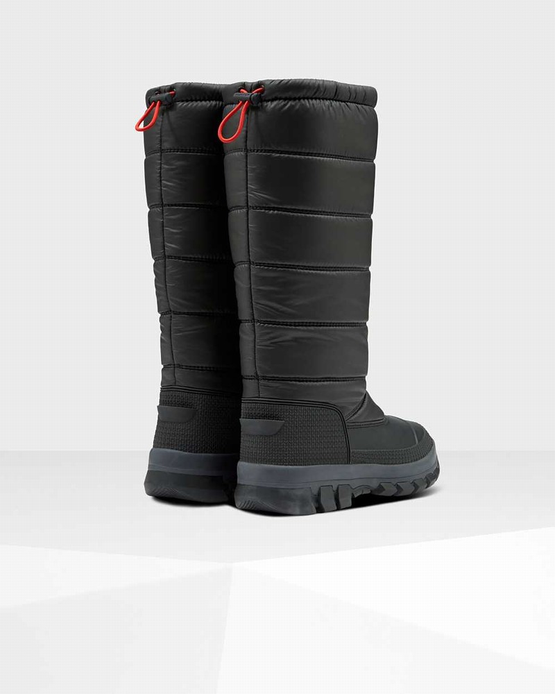 Hunter Original Insulated Tall Women Snow Boots Black | 547729437