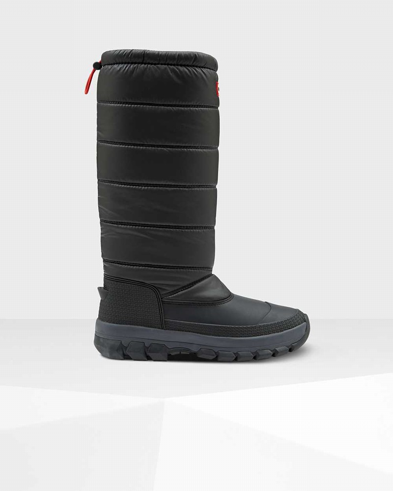 Hunter Original Insulated Tall Women Snow Boots Black | 547729437
