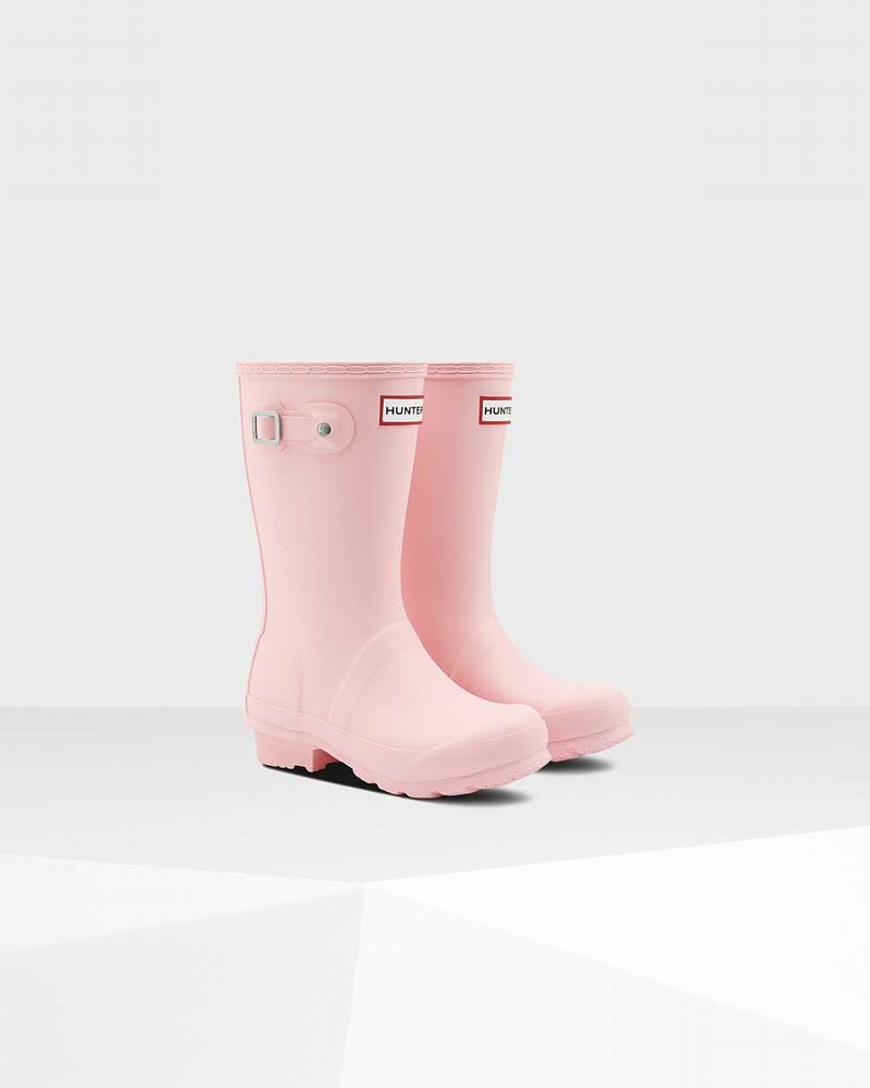 Hunter Original Kids' Rain Boots Pink | 452906038