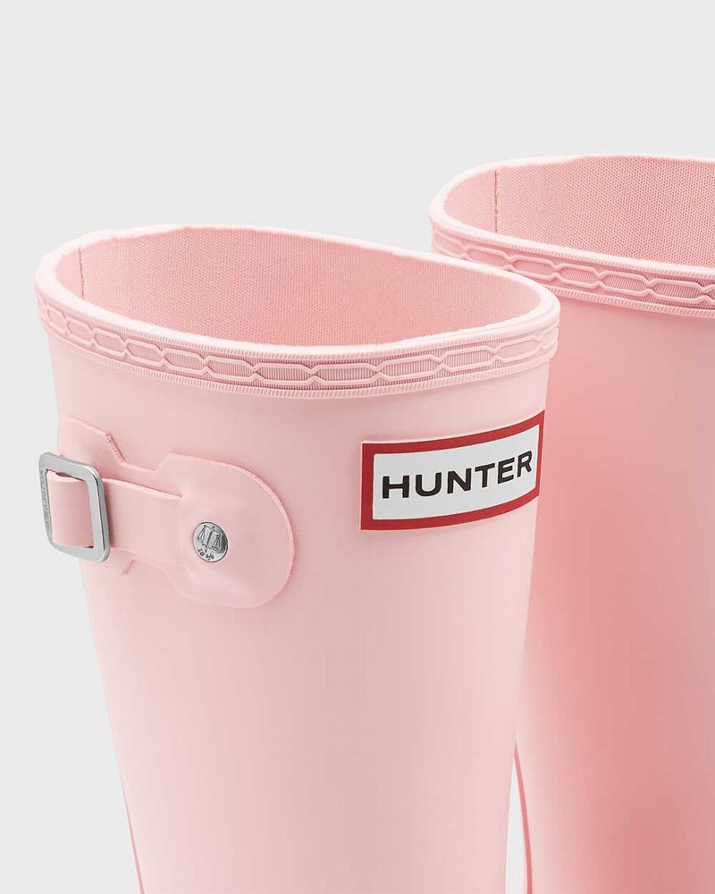 Hunter Original Kids' Rain Boots Pink | 452906038