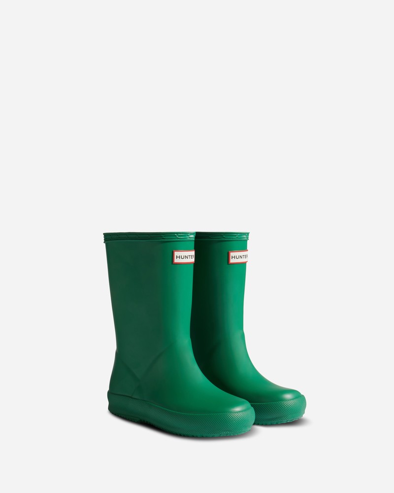 Hunter Original Kids' Wellington Boots Green | 77476745