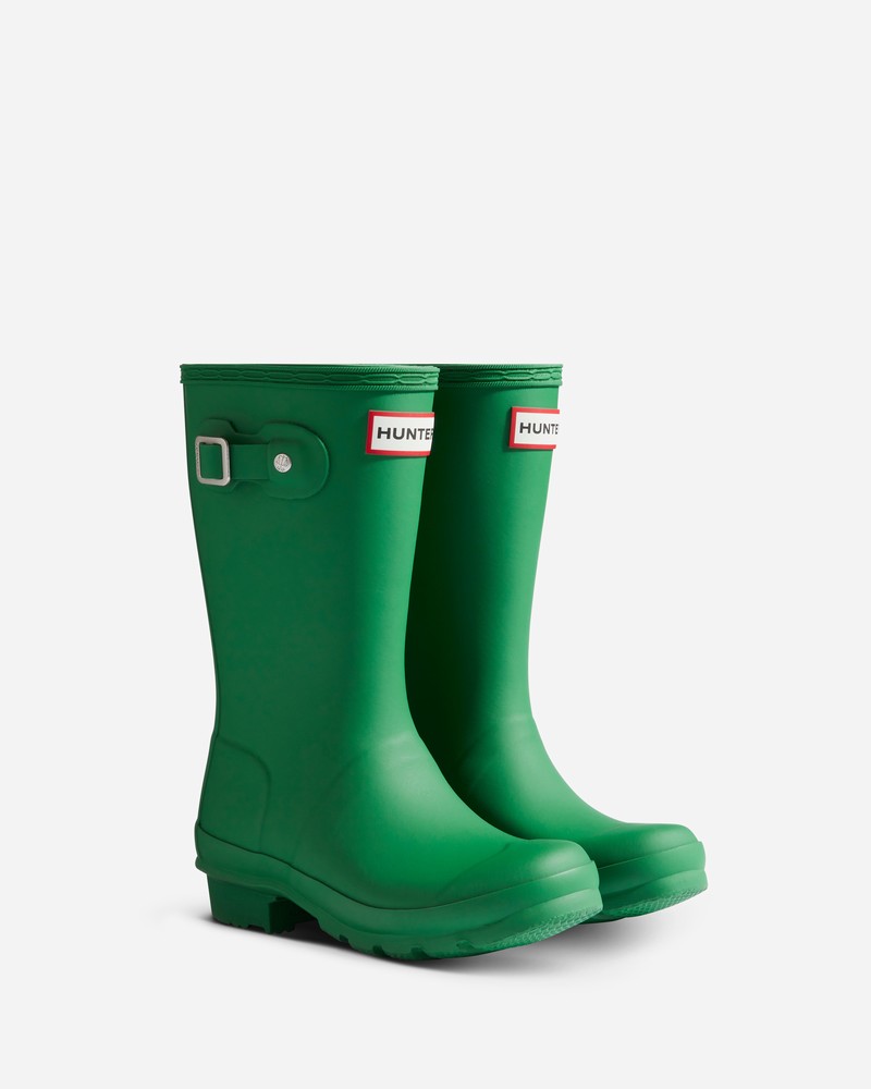 Hunter Original Kids' Wellington Boots Green | 178951344