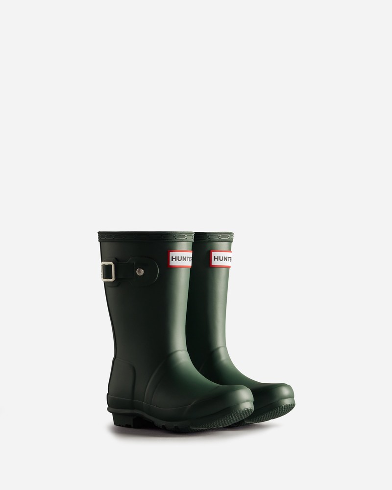 Hunter Original Kids' Wellington Boots Green | 694054612