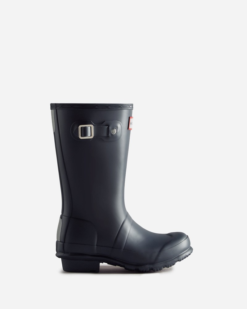 Hunter Original Kids\' Wellington Boots Navy | 269150610