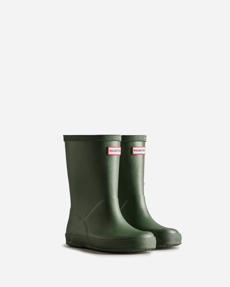 Hunter Original Kids' Wellington Boots Olive | 267761012