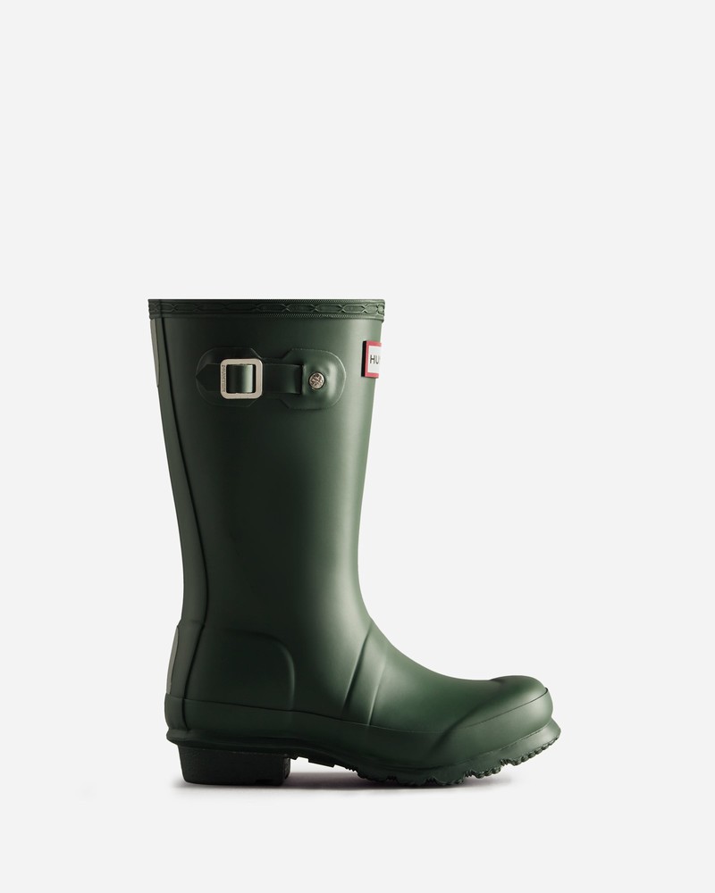 Hunter Original Kids\' Wellington Boots Olive | 362789942