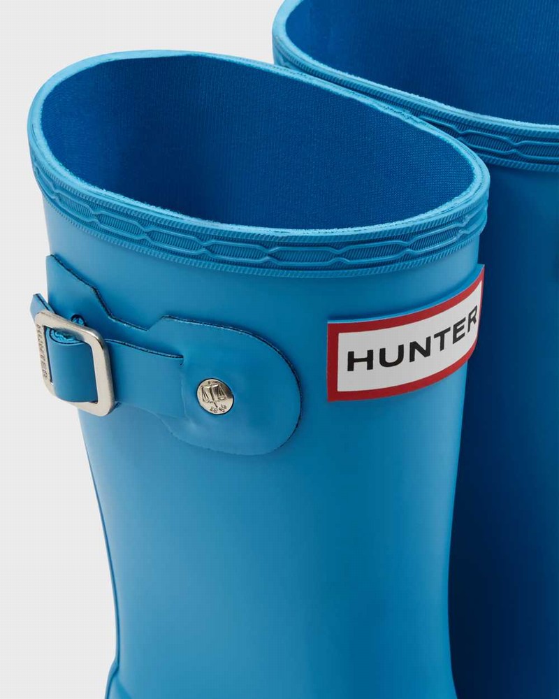 Hunter Original Little Kids' Rain Boots Blue | 866674793