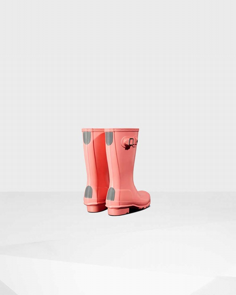 Hunter Original Little Kids' Rain Boots Pink | 100953882