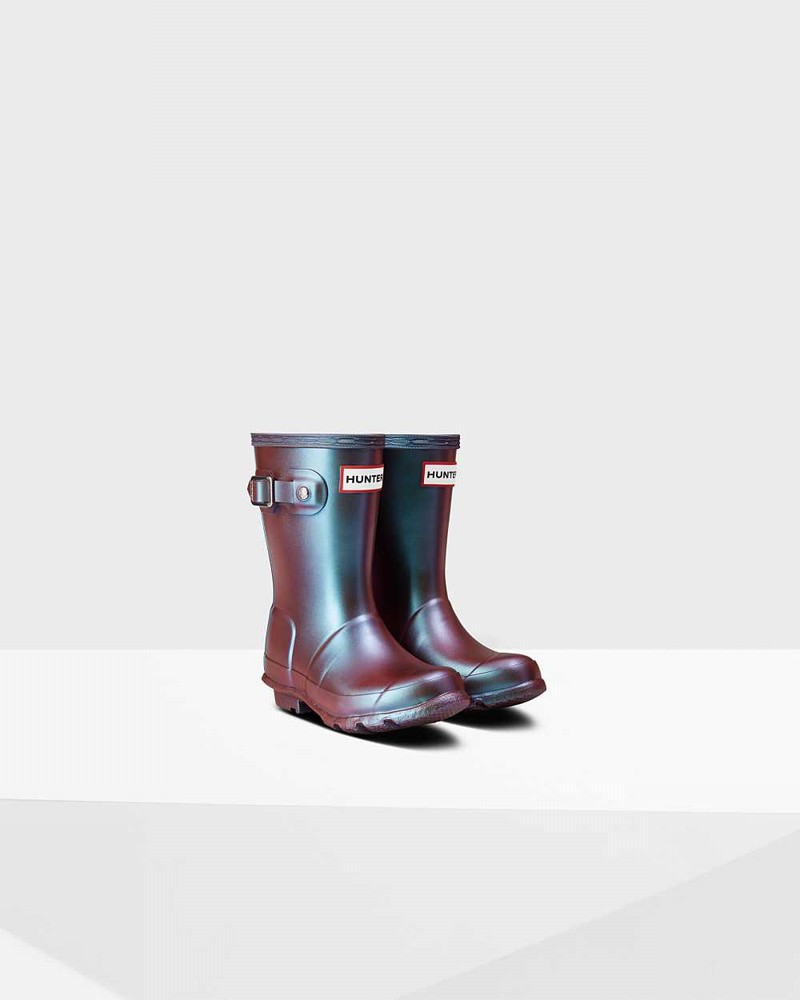 Hunter Original Little Nebula Kids' Rain Boots Blue | 650223915