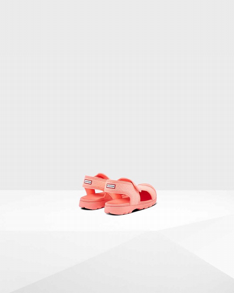 Hunter Original Little Outdoor Walking Kids' Sandals Pink | 503138346