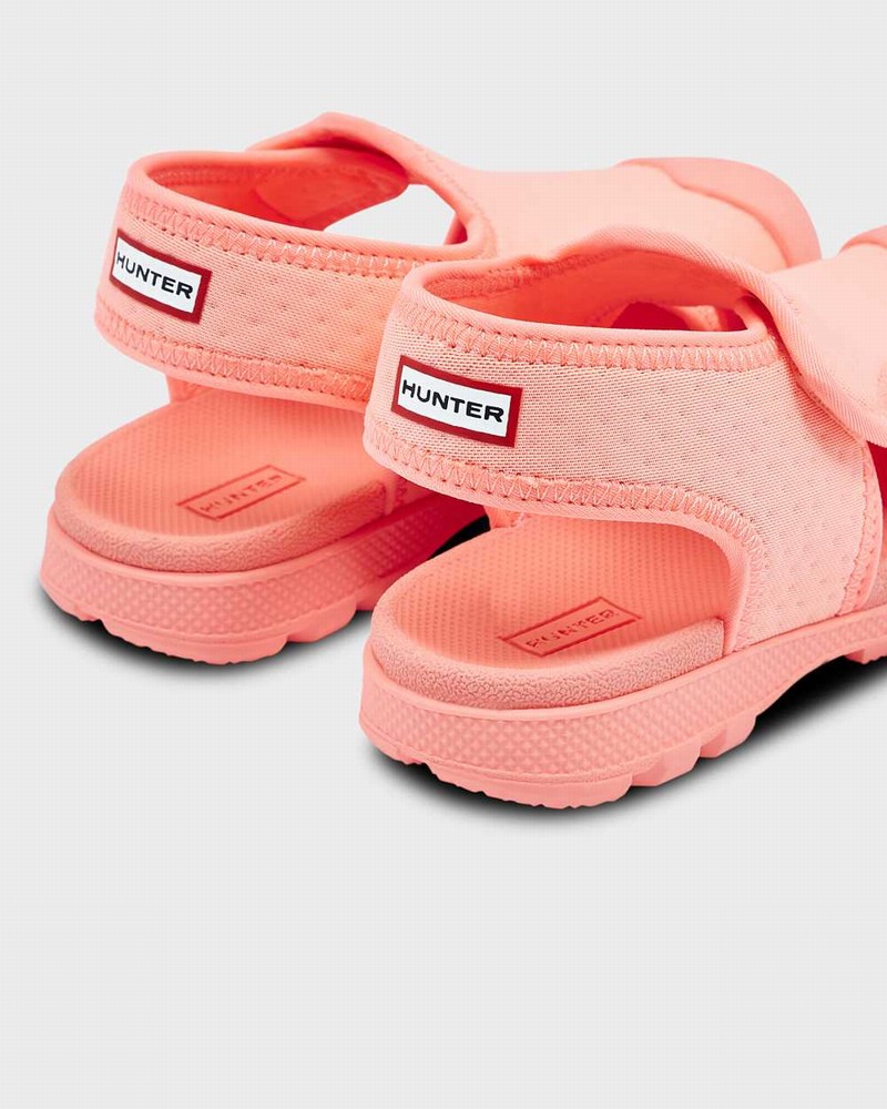 Hunter Original Little Outdoor Walking Kids' Sandals Pink | 503138346