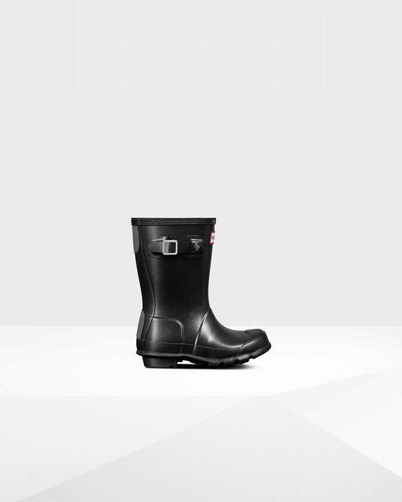Hunter Original Little Pearlized Kids\' Rain Boots Black | 489697120