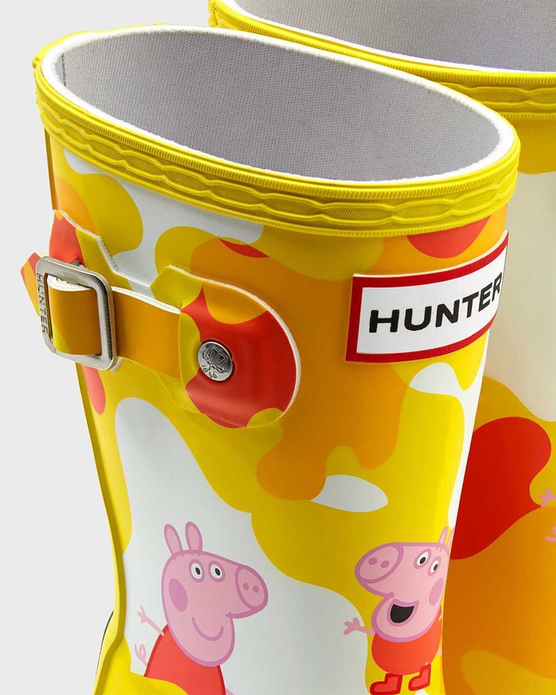 Hunter Original Little Peppa Pig Kids' Wellington Boots Yellow | 223833359