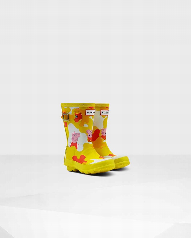 Hunter Original Little Peppa Pig Kids\' Wellington Boots Yellow | 223833359