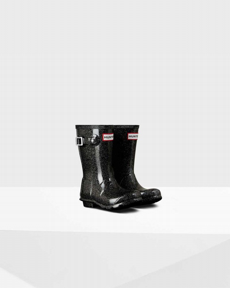 Hunter Original Little Starcloud Kids' Rain Boots Black | 574448048