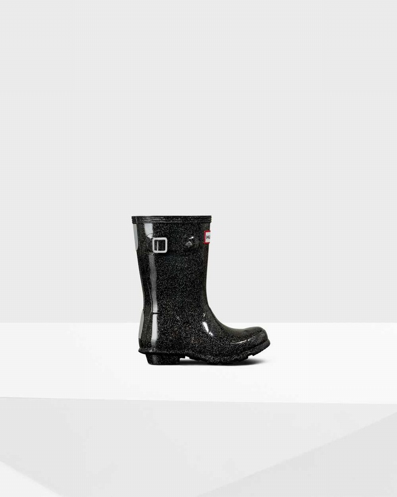 Hunter Original Little Starcloud Kids\' Rain Boots Black | 574448048