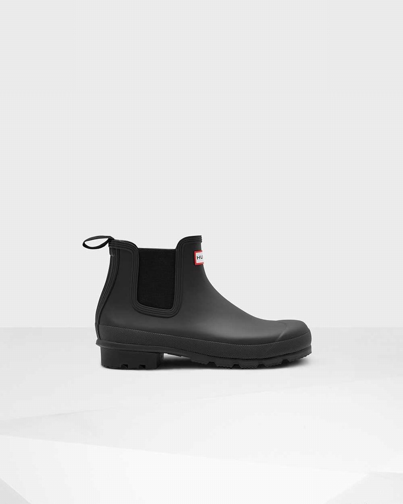Hunter Original Men Chelsea Boots Black | 746291306