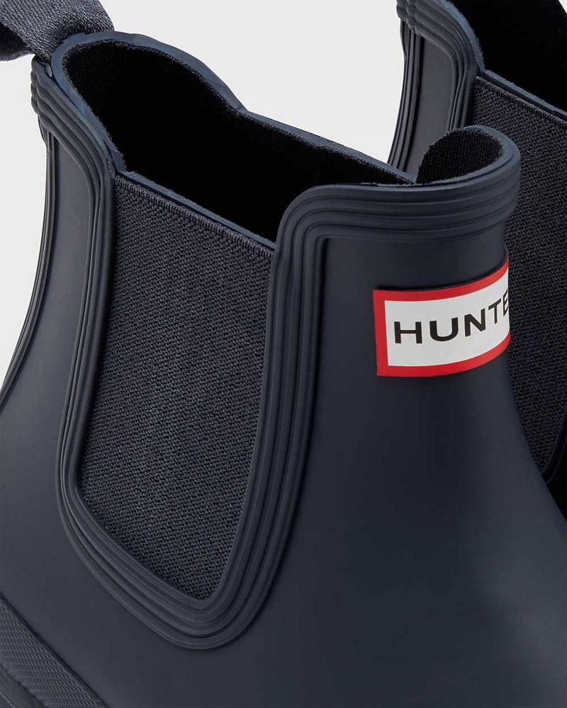 Hunter Original Men Chelsea Boots Navy | 640166573