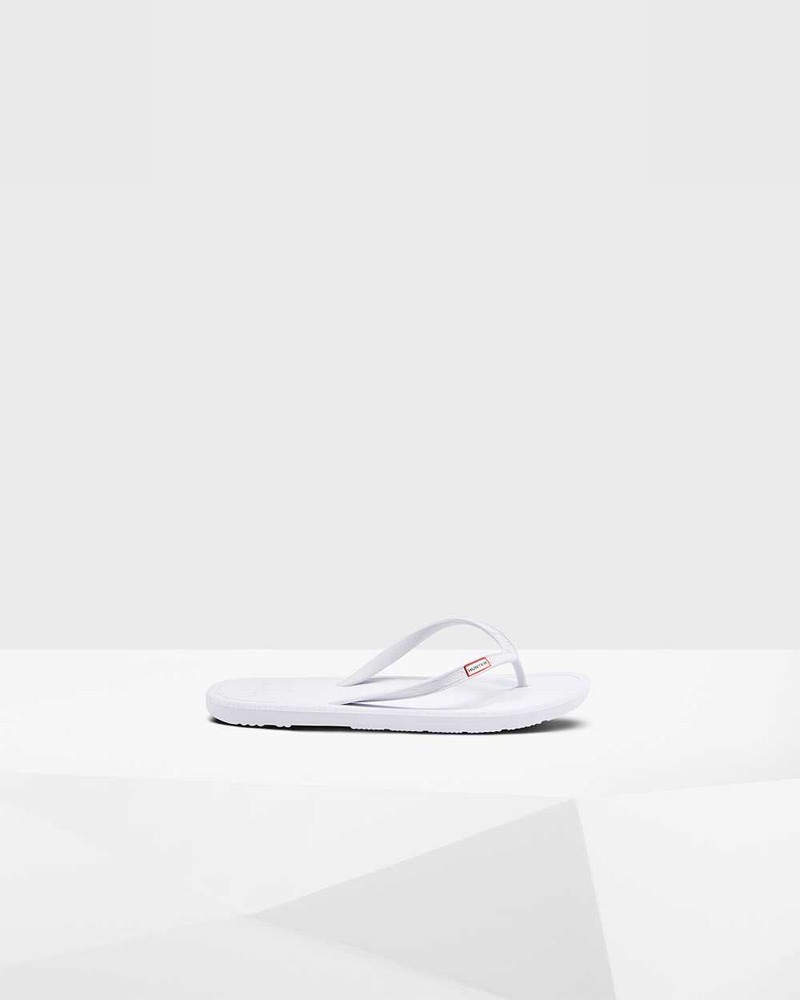 Hunter Original Men Flip Flops White | 294132662