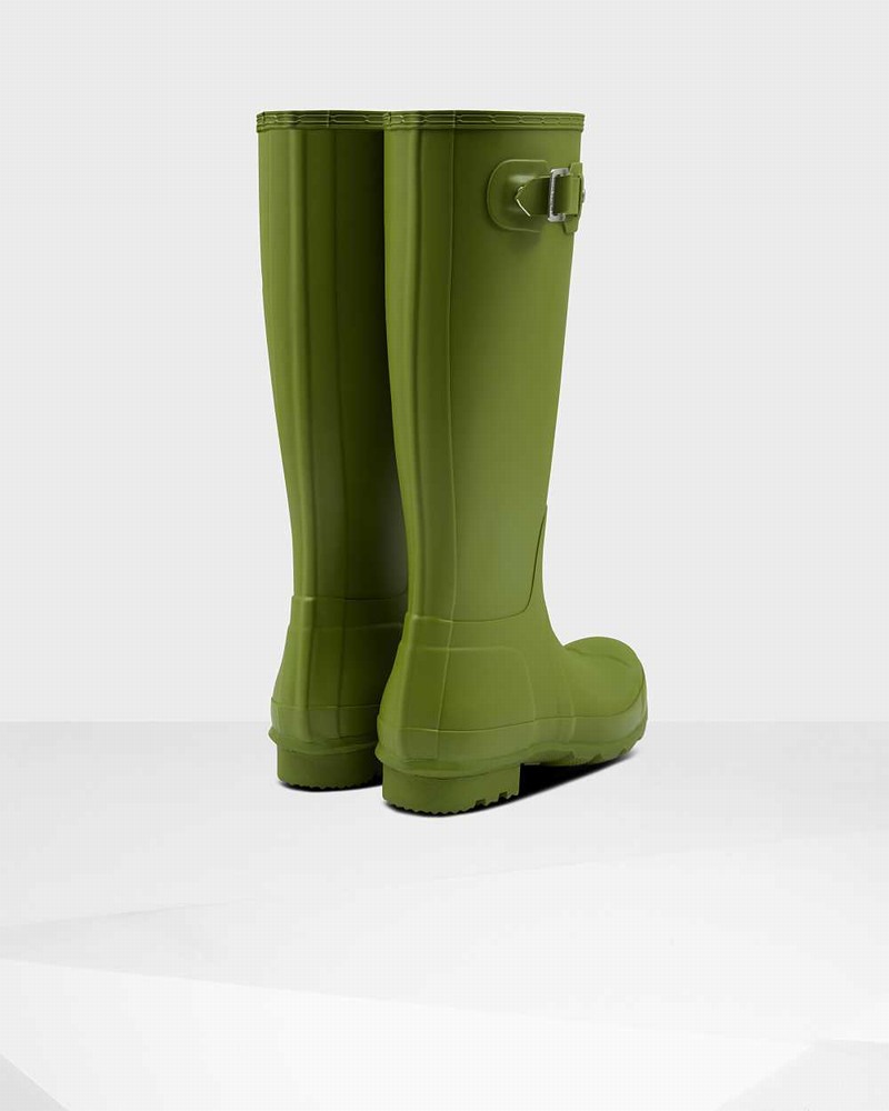 Hunter Original Men Rain Boots Green | 342358981