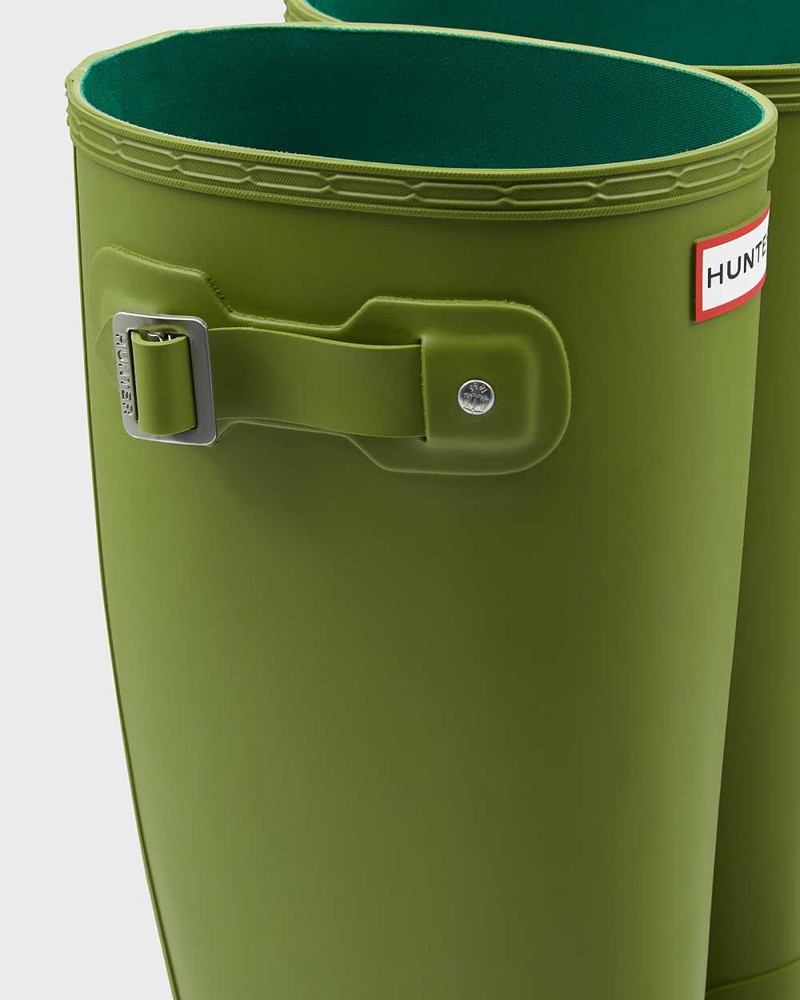 Hunter Original Men Rain Boots Green | 342358981