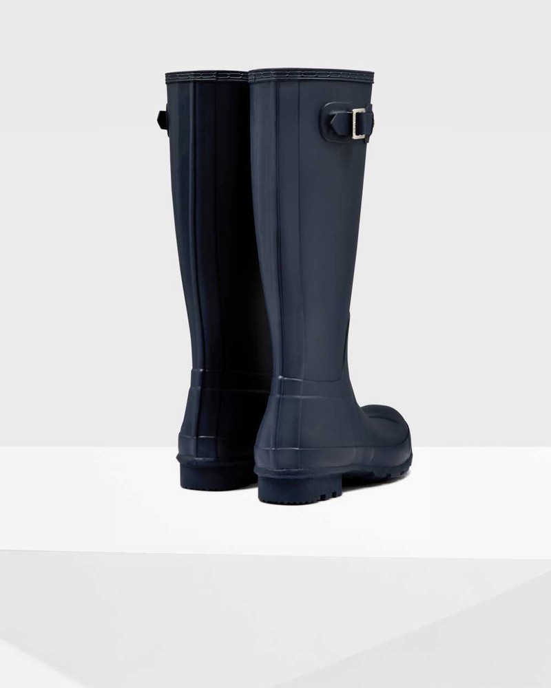 Hunter Original Men Rain Boots Navy | 107214541