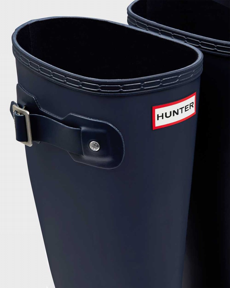 Hunter Original Men Rain Boots Navy | 107214541