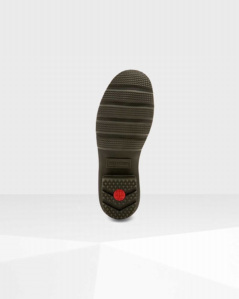 Hunter Original Men Rain Boots Olive | 88708666