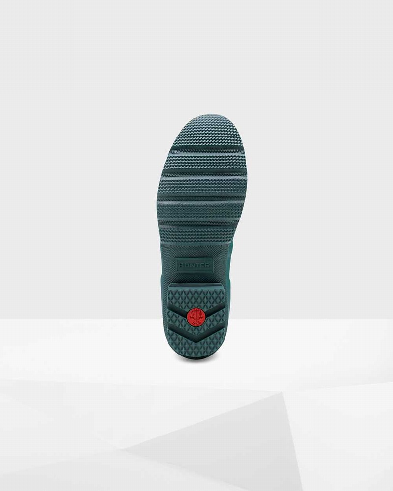 Hunter Original Men Rain Boots Turquoise | 399152727