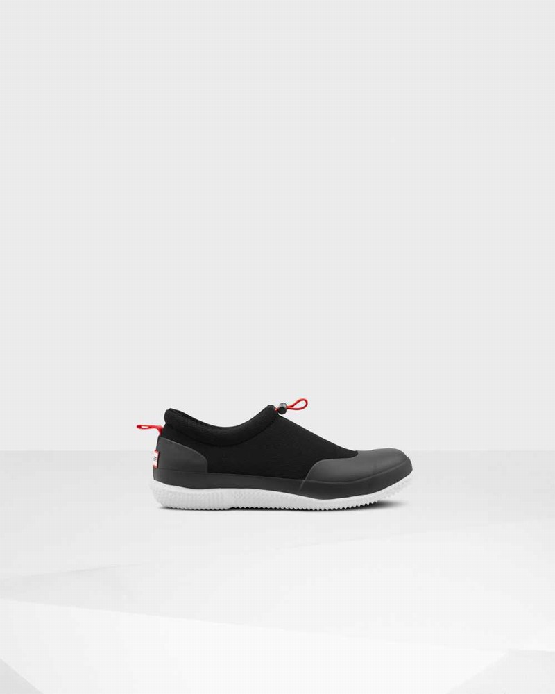 Hunter Original Mesh Men Sneakers Black | 273215919