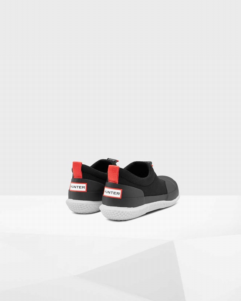 Hunter Original Mesh Women Sneakers Black | 444559495