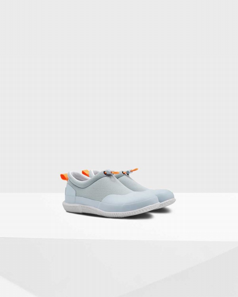 Hunter Original Mesh Women Sneakers Grey | 806622241