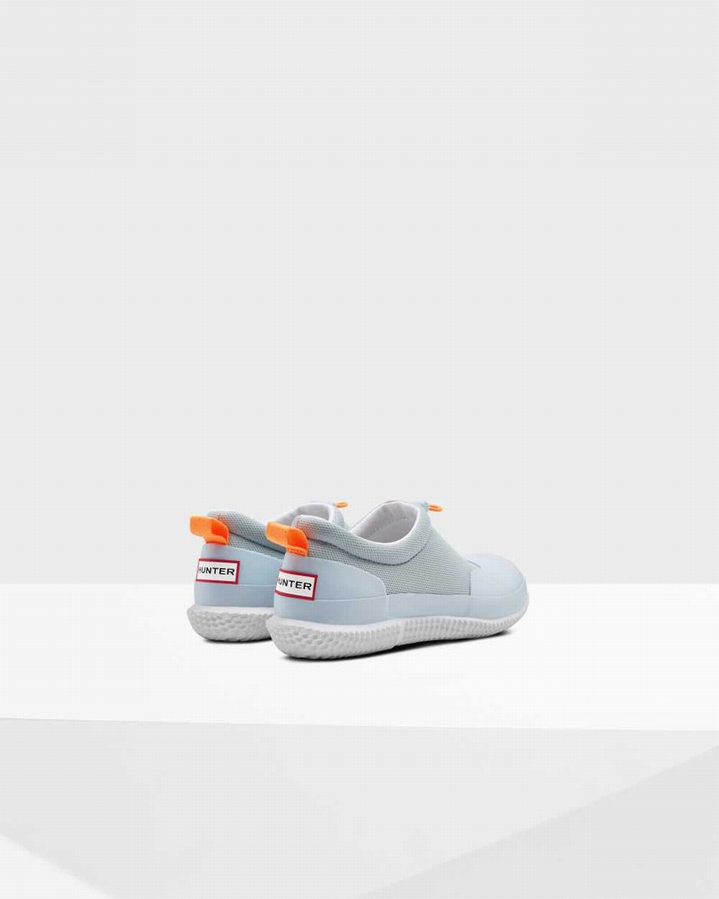 Hunter Original Mesh Women Sneakers Grey | 806622241